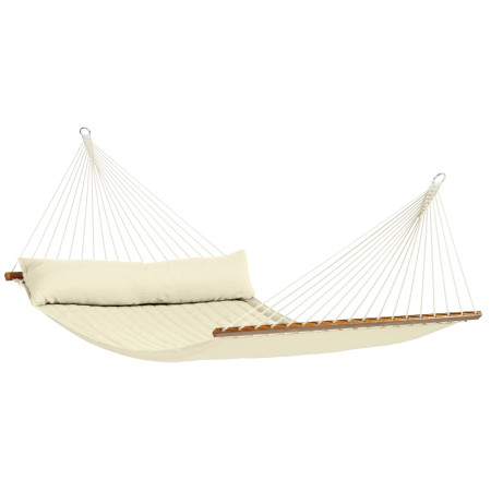 Hojdacia sieť s tyčami La Siesta Alabama Kingsize béžová Vanilla