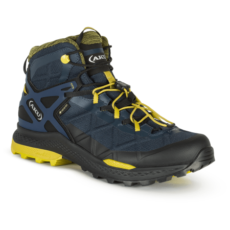 Pánske topánky Aku Rocket Mid Gtx tmavomodrá BLUE/MUSTARD