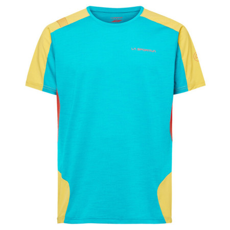 Pánske tričko La Sportiva Compass T-Shirt M svetlomodrá Tropic Blue/Bamboo