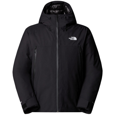 Pánska bunda The North Face M Mtn Range Down Hooded Jacket čierna TNF BLACK/TNF BLACK