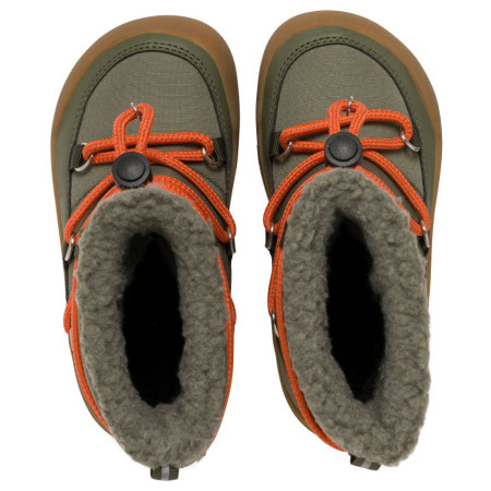 Detské zimné topánky Viking Outdoor Footwear Birch Barefoot Warm WP Pull-on Olive