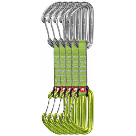 Expresky Ocún HAWK QD wire PA 16mm, 5-pack zelená Green