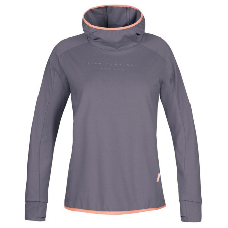 Dámska funkčná mikina Hannah Nyma Hoody sivá gray ridge mel