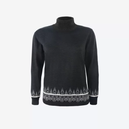 Dámsky rolák Kama 5052 sivá graphite