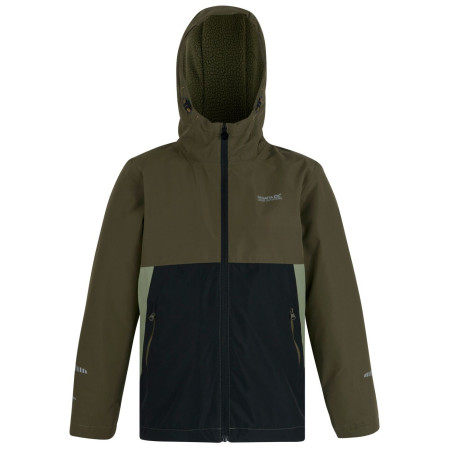 Detská bunda Regatta Hillain Warm Lined zelená OlivNght/Blk