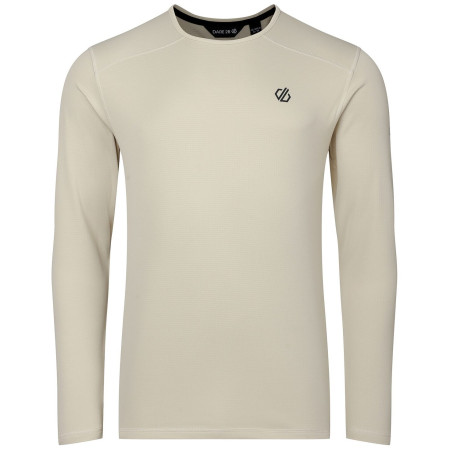 Pánske tričko Dare 2b Ventura Grid Crew Neck béžová Almond Milk