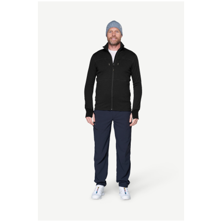 Pánska funkčná mikina Devold Egga Grid Merino Jkt