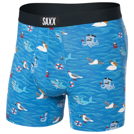 Boxerky Saxx Ultra Super Soft Boxer Brief Fly svetlomodrá seas the day-lake blue