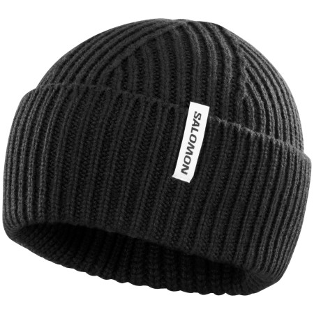 Čiapka Salomon Snowbird Beanie U čierna DEEP BLACK