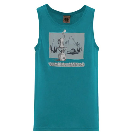 Pánske tielko E9 1Caffe Men's modrá Tropical Sea