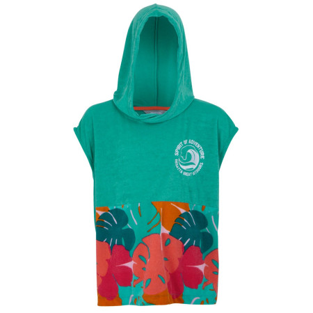 Detské pončo Regatta Kids Towel RobeII zelená Turq/TropcLf