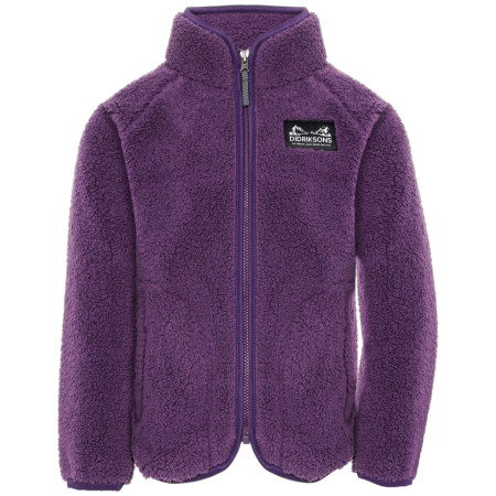 Detská mikina Didriksons Gibbs Kids Fullzip 2 Northen Purple fialová Northen Purple