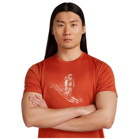 Pánske tričko Icebreaker Merino 150 Tech Lite Skiing Yeti