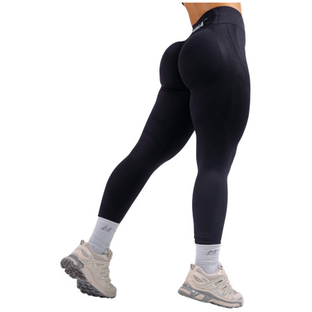 Dámske legíny Nebbia High-Waist Extra Push-Up Leggings Primal čierna BLACK