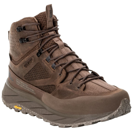 Pánske turistické topánky Jack Wolfskin Terraquest Texapore Mid M hnedá bear