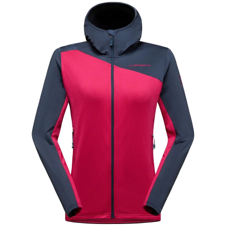 Dámska flísová bunda La Sportiva Cosmic Thermal Hoody W ružová/modrá Azalea/Night Sky