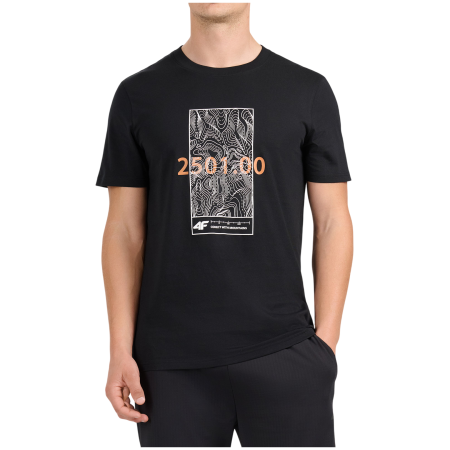 Pánske tričko 4F Tshirt M3571 čierna Deep Black