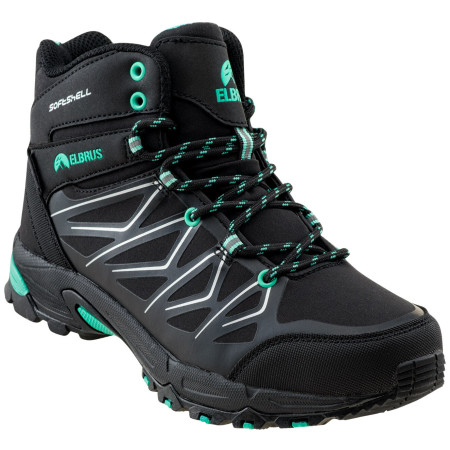 Dámske topánky Elbrus Mabby Mid Wp Wo'S čierna Black/Biscay Green