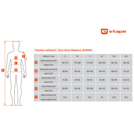 Pánsky cyklistický dres Etape Maestro
