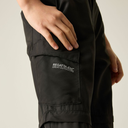 Detské nohavice Regatta Sorcer Z/O Trousers III Black