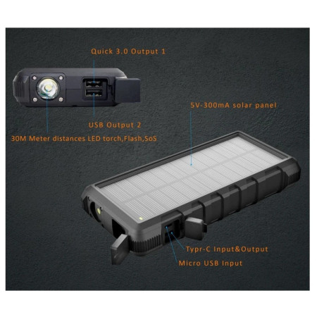 Solárna powerbanka Viking Technology W24W