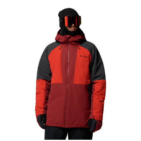 Pánska bunda Columbia Alpine Echo™ Insulated Jacket červená Red Oxide, Shark, Super Sonic