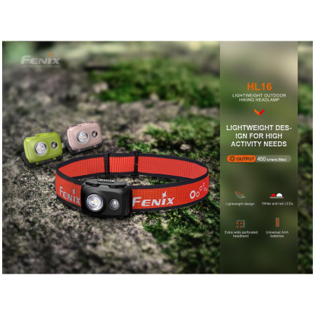 Čelovka Fenix HL16