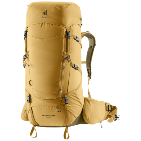 Pánsky batoh Deuter Aircontact Core 50+10 svetlohnedá savanna-nori