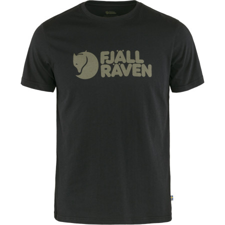 Pánske tričko Fjällräven Logo T-shirt M čierna Black