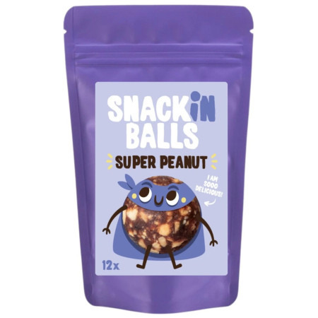 Športová výživa SNACKin BALLS Super Peanut 156 g