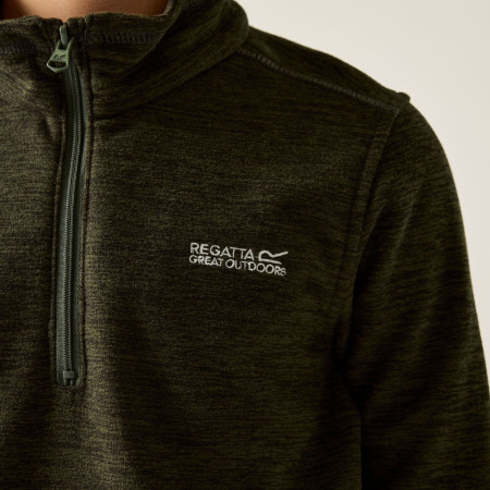 Detská mikina Regatta Hot Shot Marl Dark Khaki