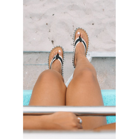 Žabky Gumbies Corker Natural Cork - Black