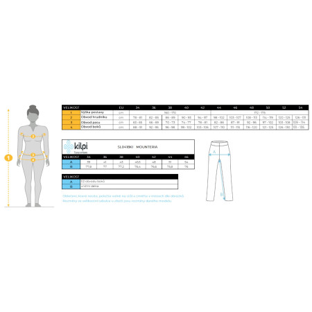 Dámske legíny Kilpi Mounteria-W