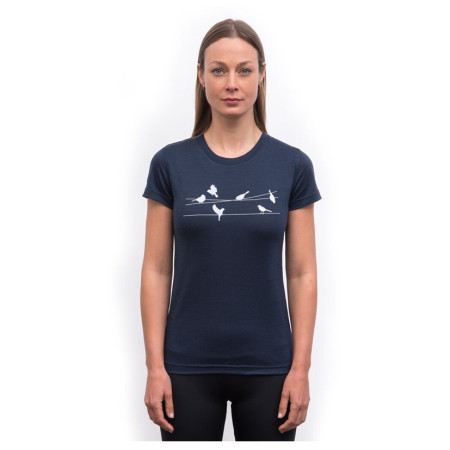 Dámske funkčné tričko Sensor Merino Active Songbirds