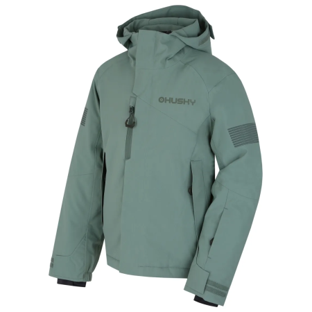 Detská lyžiarska bunda Husky Gonzal K faded green svetlozelená faded green