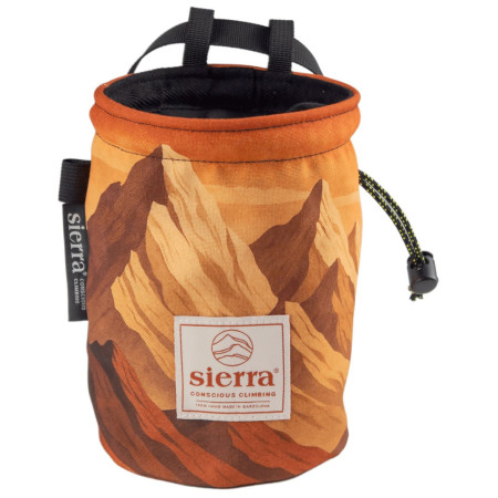 Vrecko na magnézium SIERRA Climbing Element Series hnedá / oranžová
