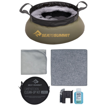 Sada kuchynského náradia Sea to Summit Camp Kitchen Clean Up Kit 6 Piece
