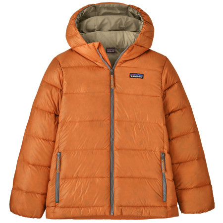 Detská bunda Patagonia K's Hi-Loft Down Sweater Hoody - Marigold oranžová Marigold