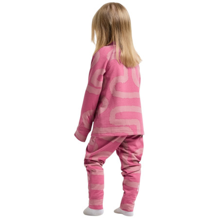 Detská funkčná bielizeň Didriksons Jadis Kids Pr Set 5 Path Heather Pink