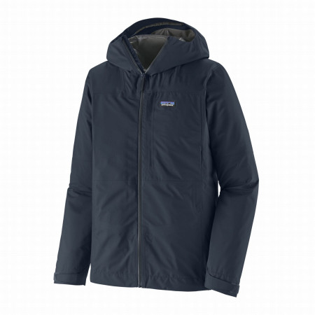 Pánska bunda Patagonia Boulder Fork Rain Men modrá Smolder Blue