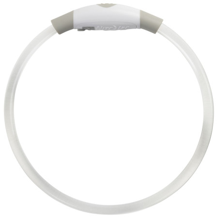 Svietiaci obojok pre psa Nite Ize NiteHowl Mini LED biela Disc-O Select