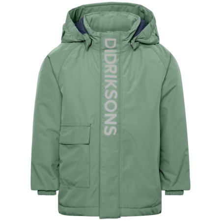 Detská zimná bunda Didriksons Talvi Kids Jkt 2 Dark Moss tmavozelená Dark Moss