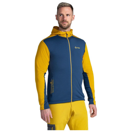 Pánska funkčná mikina Kilpi Sevelen modrá/žltá gold