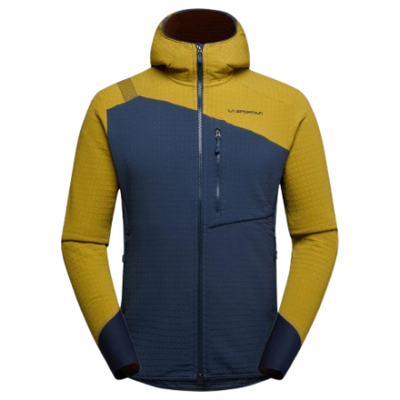 Pánska bunda La Sportiva Bristen Thermal Hoody M modrá/zelená Savana/Night Sky
