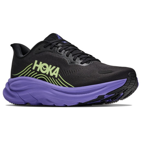 Pánske bežecké topánky Hoka Clifton 11 čierna/fialová Black / Neon Yuzu