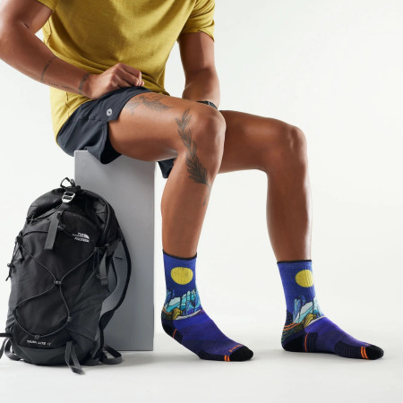 Ponožky Smartwool Hike Targeted Cushion Mountain Myth Prin