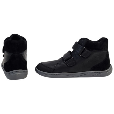 Detské barefoot topánky beBare 3602SA Black