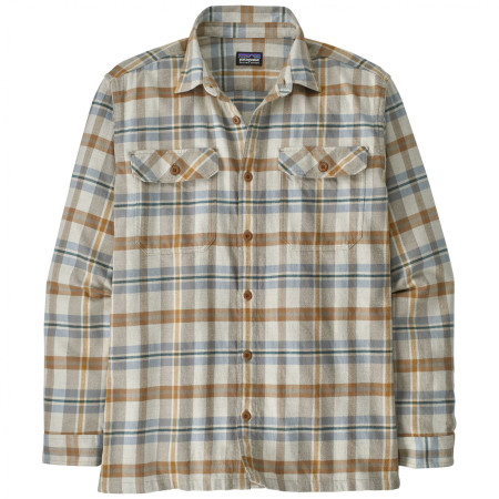 Pánska košeľa Patagonia Fjord Flannel Shirt Midweight béžová