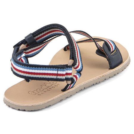 Detské sandále Frodo Barefoot flexy straps Blue/Red