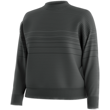 Dámsky sveter Smartwool Women's Summit Crew Sweater sivá Charcoal